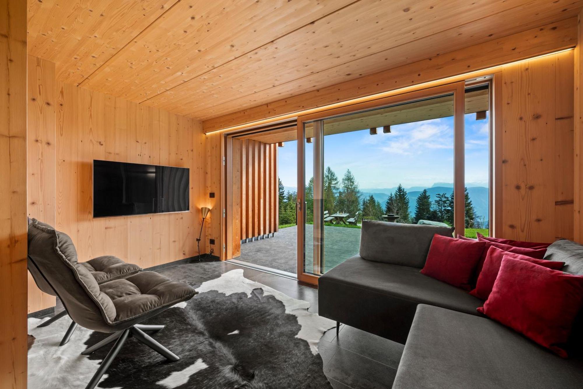 New Opening "Sissi Chalets" - Unique Luxury Hideaway With Mountain View & Sauna Mendola Buitenkant foto
