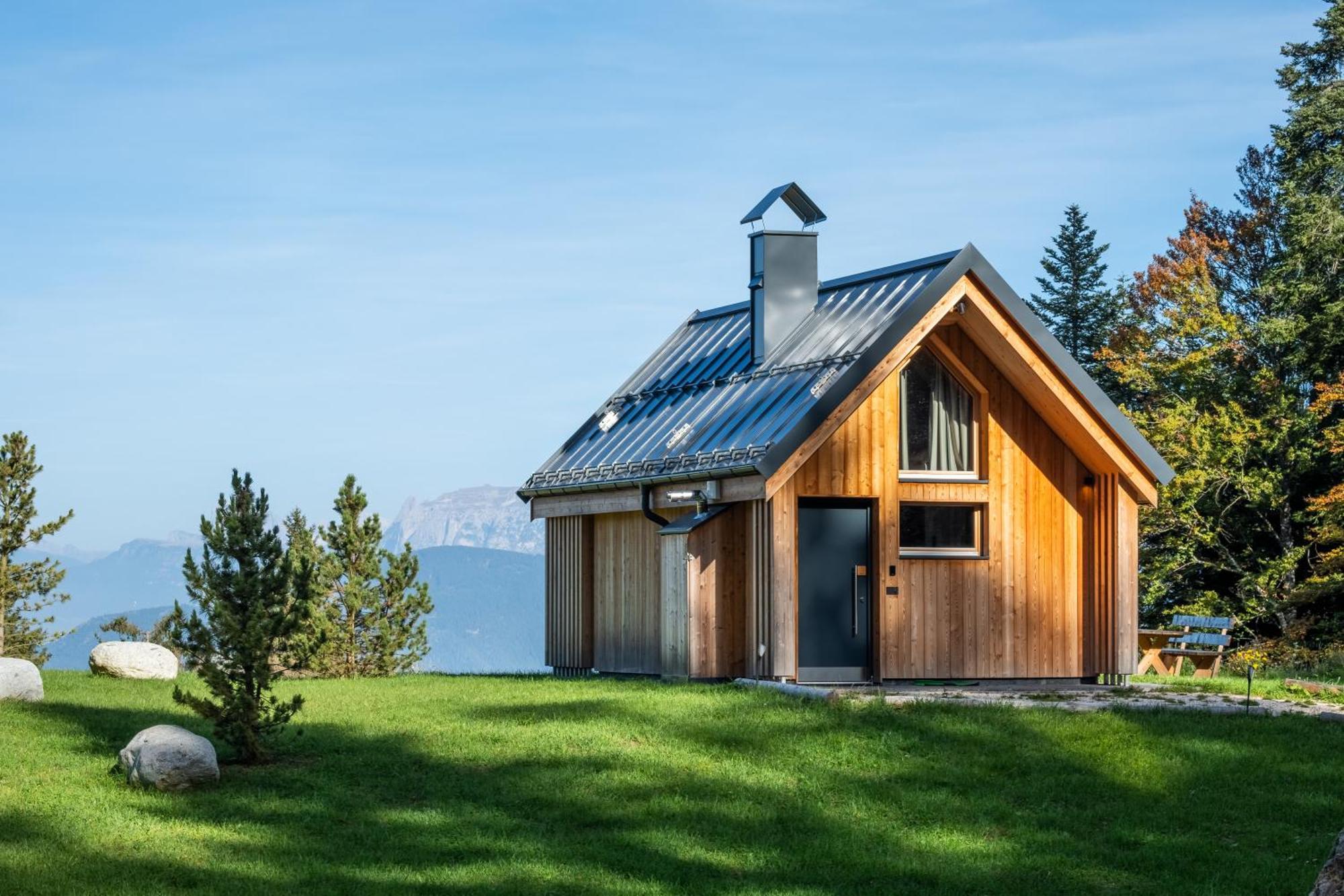 New Opening "Sissi Chalets" - Unique Luxury Hideaway With Mountain View & Sauna Mendola Buitenkant foto
