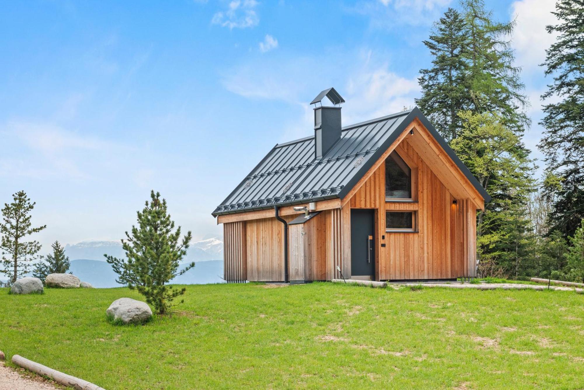 New Opening "Sissi Chalets" - Unique Luxury Hideaway With Mountain View & Sauna Mendola Buitenkant foto